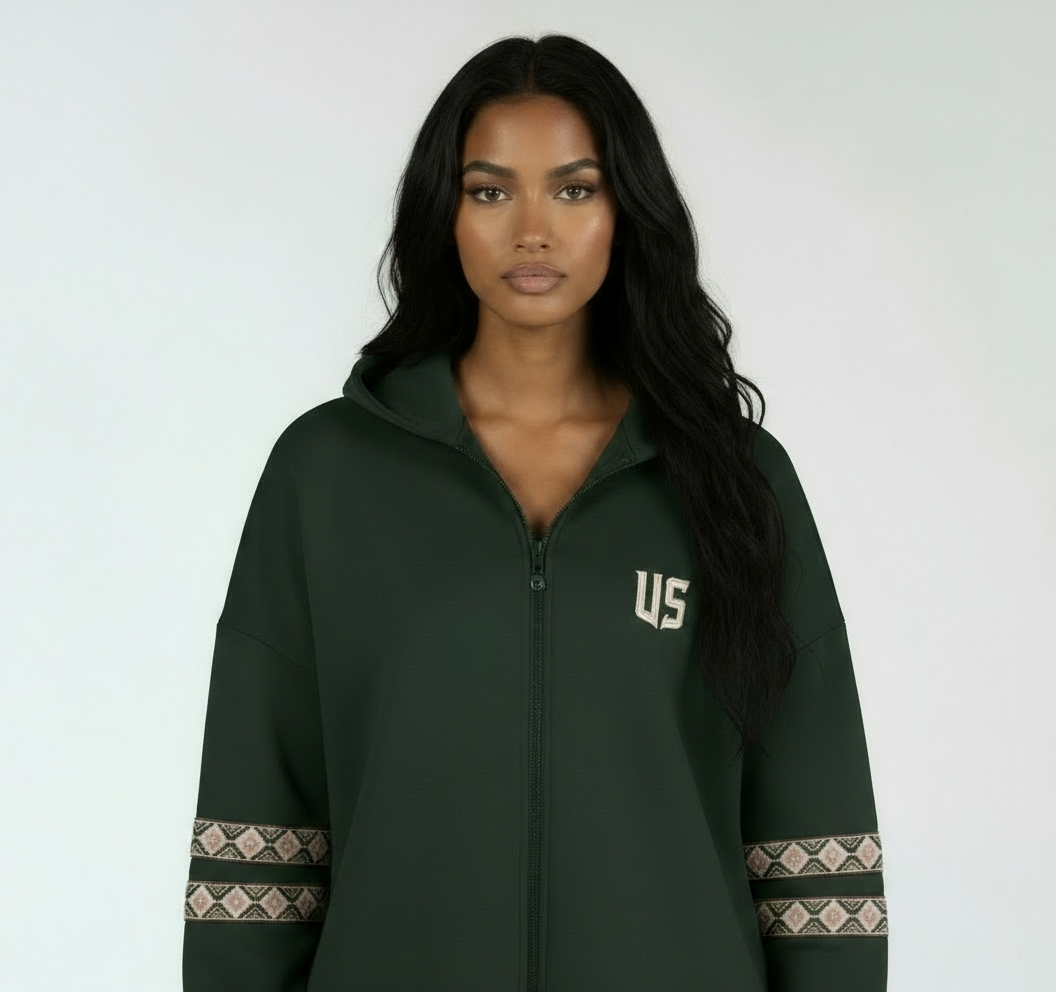 The Chill Hoodie Zipper - Green