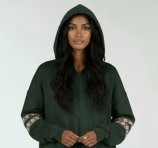 The Chill Hoodie Zipper - Green