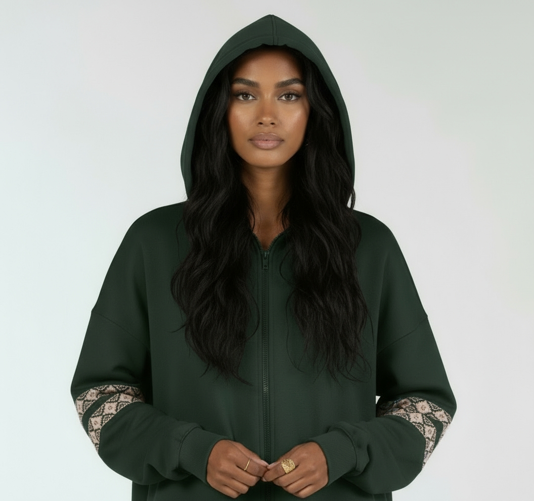 The Chill Hoodie Zipper - Green