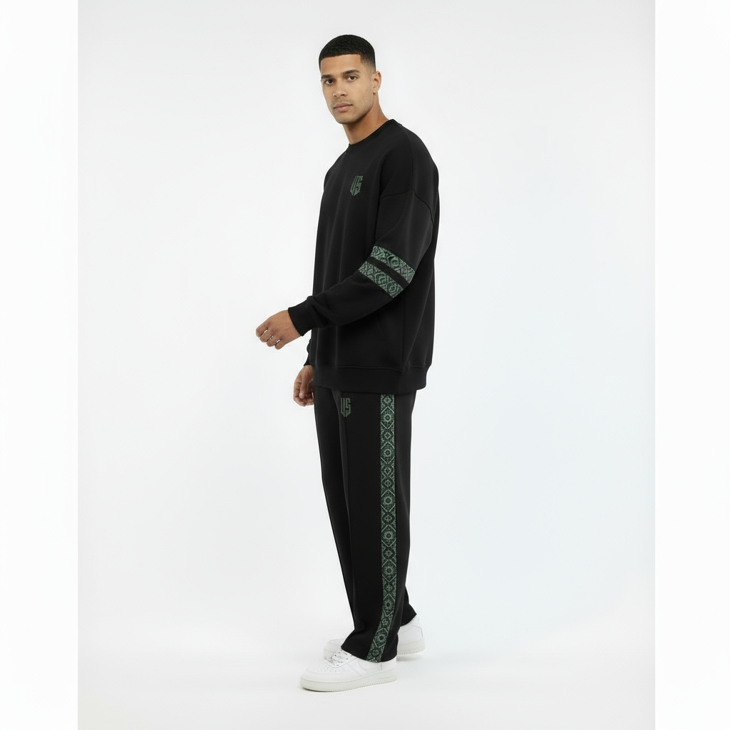 The Everyday Oversized Jogger - Black